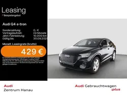 Schwarz Gebraucht 2024 Audi Q4 Sportback e-tron S-Line SUV | 49.199 € (Teuer)