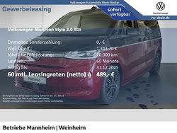 Schwarz (deep black perleffekt/ fortanarot metall ic) Neu 2025 VW Multivan Style Van | 65.130 €