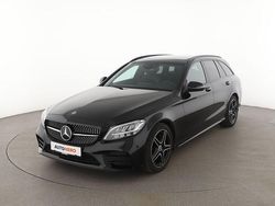 Schwarz Gebraucht 2021 Mercedes C180 AMG line Kombi | 29.150 € (Fairer Preis)