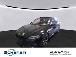 Schwarzmagic perleffekt (metallic) Gebraucht 2021 Skoda Superb SportLine Limousine | 28.900 € (Fairer Preis)