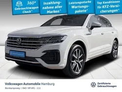 0q pure white Gebraucht 2021 VW Touareg R-line SUV | 55.888 € (Etwas zu teuer)