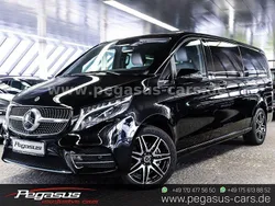 197 obsidianschwarz met. Gebraucht 2023 Mercedes V300 AMG line Van / Kleinbus | 78.800 €