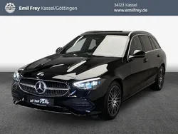 Obsidianschwarz metallic Gebraucht 2025 Mercedes C200 Avantgarde Kombi | 48.950 € (Teuer)