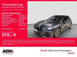 Daytonagrau perleffekt Gebraucht 2024 Audi A3 S-Line Limousine | 40.930 € (Teuer)