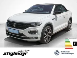 Pure white schwarz Gebraucht 2020 VW T-Roc Cabriolet R-line Cabrio | 24.880 € (Fairer Preis)