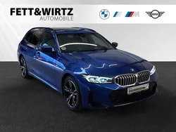 Portimao blau metallic Gebraucht 2024 BMW 330e M Sport Kombi | 46.600 € (Fairer Preis)