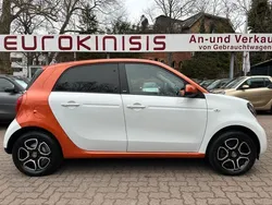 Weiss lava orange Gebraucht 2019 Smart ForFour Passion Limousine | 16.999 € (Teuer)
