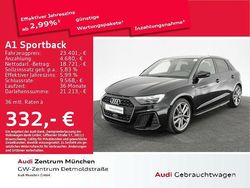 Mythosschwarz metallic Gebraucht 2019 Audi A1 Sportback S-Line Kleinwagen | 23.401 € (Etwas zu teuer)