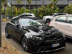 Schwarz Gebraucht 2021 Mercedes E220 AMG Cabrio | 42.500 € (Teuer)
