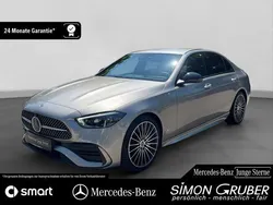 Mojavesilber (metallic) Gebraucht 2024 Mercedes C300 AMG Limousine | 48.900 € (Fairer Preis)