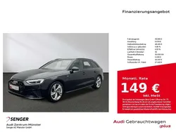 Mythosschwarz metallic Gebraucht 2023 Audi A4 S-Line Kombi | 36.880 € (Superpreis)