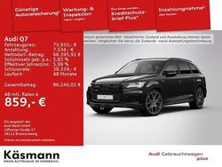 Mythosschwarz metallic Gebraucht 2023 Audi Q7 Competition SUV | 73.930 €