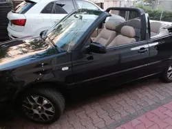 Schwarz Gebraucht 2001 VW Golf Cabriolet Cabrio | 9.500 €