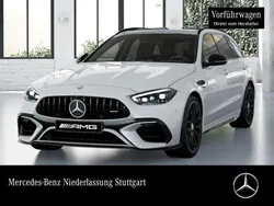 Weiß Gebraucht 2024 Mercedes C63S AMG Night Kombi | 82.890 € (Fairer Preis)