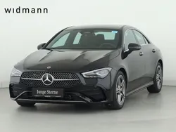 Metalliclack kosmosschwarz Gebraucht 2024 Mercedes CLA200 Advanced Plus Coupé | 35.850 € (Guter Preis)