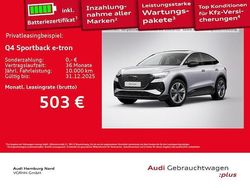 Florettsilber metallic Gebraucht 2025 Audi Q4 Sportback e-tron Ambiente SUV | 53.980 €