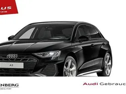 Schwarz Gebraucht 2024 Audi A3 Sportback S-Line Limousine | 34.930 € (Superpreis)