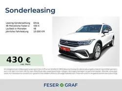 Pure white Gebraucht 2022 VW Tiguan Allspace Life SUV | 37.840 € (Fairer Preis)