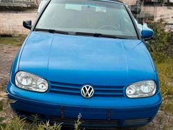 Blau Gebraucht 1998 VW Golf Cabriolet Cabrio | 1.150 € (Guter Preis)