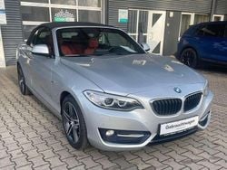 Glacier silber Gebraucht 2015 BMW 220 Sport Line Cabrio | 16.990 € (Guter Preis)