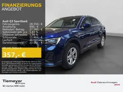 Blau Gebraucht 2022 Audi Q3 Sportback Business SUV | 27.980 € (Superpreis)