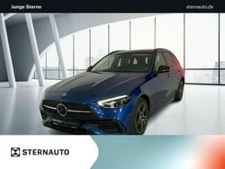 Metalliclack spektralblau Gebraucht 2023 Mercedes C300e AMG line Kombi | 34.480 € (Superpreis)