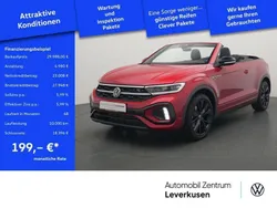 Rot Gebraucht 2022 VW T-Roc Cabriolet R-line Cabrio | 29.988 € (Guter Preis)