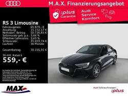 Mythosschwarz metallic Gebraucht 2024 Audi RS3 Ambiente Kleinwagen | 65.879 € (Fairer Preis)