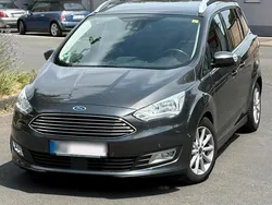 Grau Gebraucht 2017 Ford Grand C-Max Titanium Van / Kleinbus | 12.500 € (Fairer Preis)