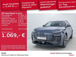 Plasmablau metallic Gebraucht 2025 Audi Q6 Sportback e-tron Ambiente SUV | 87.989 € (Teuer)