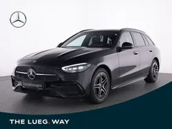 Metalliclack sodalithblau Gebraucht 2024 Mercedes C300e AMG Kombi | 49.885 € (Fairer Preis)