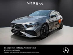 Mountain grau Gebraucht 2024 Mercedes A200 AMG Line Premium Plus Limousine | 37.690 € (Etwas zu teuer)