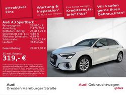 Ibisweiß Gebraucht 2022 Audi A3 Advanced Plus Limousine | 26.890 € (Etwas zu teuer)