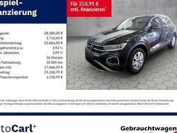 Schwarz Gebraucht 2022 VW T-Roc Style SUV | 28.580 € (Fairer Preis)
