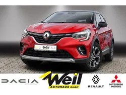 Dezirrot, dach black pearlschwarz (metallic) Gebraucht 2022 Renault Captur Techno SUV | 19.990 € (Etwas zu teuer)