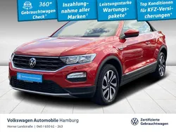 Kings red metallic/schwarz Gebraucht 2021 VW T-Roc Cabriolet Style Cabrio | 22.850 € (Fairer Preis)