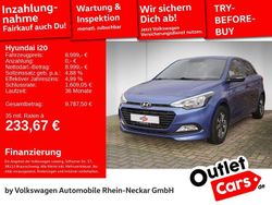 Champion blue metallic Gebraucht 2018 Hyundai i20 Passion Limousine | 8.999 € (Guter Preis)