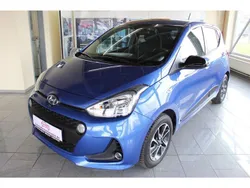 Blau Gebraucht 2018 Hyundai i10 Passion Kleinwagen | 10.555 € (Etwas zu teuer)
