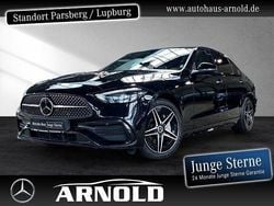 Schwarz (obsidianschwarz) Gebraucht 2024 Mercedes C300e AMG line Limousine | 45.430 € (Guter Preis)