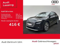 Mythosschwarz metallic Gebraucht 2024 Audi Q4 e-tron S-Line SUV | 44.960 € (Fairer Preis)