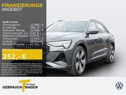 Grau Gebraucht 2021 Audi e-tron S-Line SUV | 26.350 € (Superpreis)