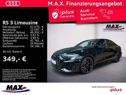 Mythosschwarz metallic Gebraucht 2024 Audi RS3 Ambiente Kleinwagen | 61.679 € (Guter Preis)