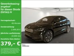 Schwarz Neu 2025 Skoda Enyaq iV RS SUV | 57.480 € (Guter Preis)