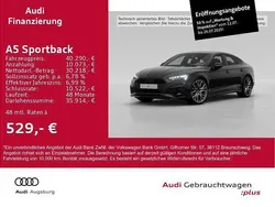Mythosschwarz metallic Gebraucht 2024 Audi A5 Sportback Business Limousine | 40.290 € (Fairer Preis)