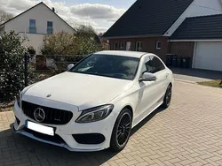 Weiß Gebraucht 2016 Mercedes C300e AMG line Limousine | 18.249 €