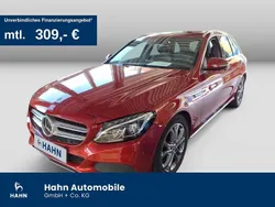 Hyazinthrot metalliclack Gebraucht 2018 Mercedes C250 Avantgarde Kombi | 22.930 € (Fairer Preis)