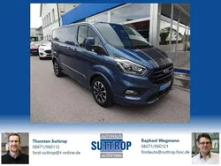 Chromablau metallic Gebraucht 2019 Ford Transit Custom Sport Van / Kleinbus | 23.650 € (Superpreis)