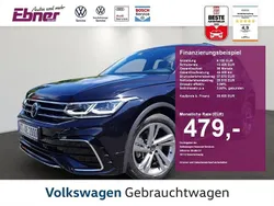 Deep black perleffekt Gebraucht 2021 VW Tiguan R-line SUV | 33.620 € (Teuer)