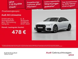 2y gletscherweiß metallic Gebraucht 2024 Audi A6 S-Line Limousine | 56.780 €