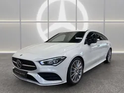 Digitalweiss metalliclack Gebraucht 2023 Mercedes CLA200 AMG Kombi | 34.990 € (Fairer Preis)